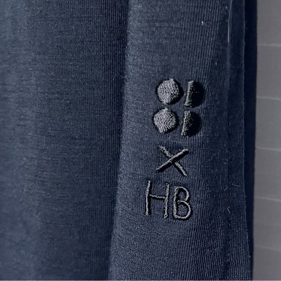 Sweaty Betty x Halle Berry workout sleeveless top Split Back Black size XXS - Picture 8 of 10